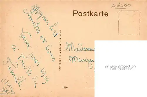 AK / Ansichtskarte Mainz_Rhein Stadtbild mit Dom Blick vom Stephansturm Mainz Rhein