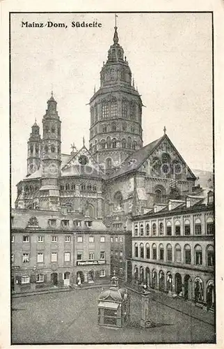 AK / Ansichtskarte Mainz_Rhein Dom Suedseite Mainz Rhein