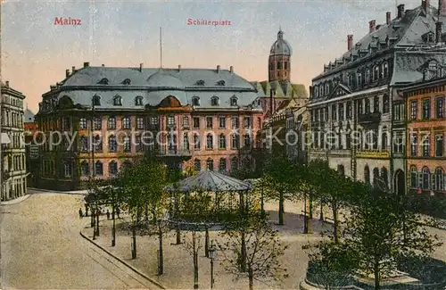 AK / Ansichtskarte Mainz_Rhein Schillerplatz Mainz Rhein