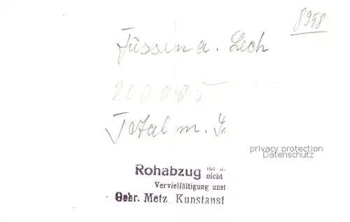 AK / Ansichtskarte Fuessen_Allgaeu Panorama mit Saeuling Fuessen Allgaeu