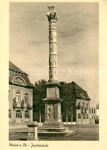 AK / Ansichtskarte Mainz_Rhein Jupitersaeule Mainz Rhein
