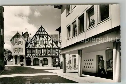 AK / Ansichtskarte Alzey Deutsches Haus Fachwerkhaus am Fischmarkt Alzey