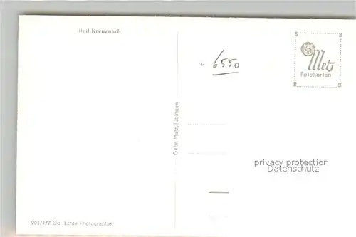 AK / Ansichtskarte Bad_Kreuznach Stadtpanorama Blick ueber die Nahe Bad_Kreuznach