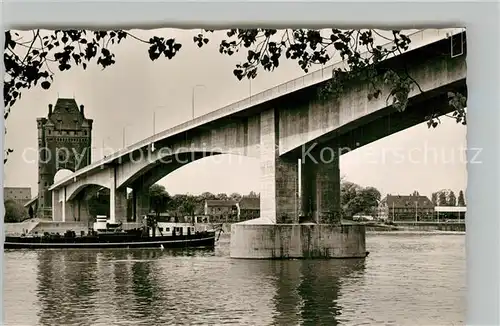 AK / Ansichtskarte Worms_Rhein Nibelungenbruecke Worms Rhein