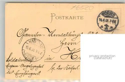 AK / Ansichtskarte Worms_Rhein Dom Ostseite im Winter Worms Rhein