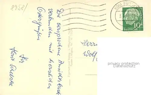 AK / Ansichtskarte Fuessen_Allgaeu Schwangau Jaegerhof Ochsenkopf Hohenschwangau Neuschwanstein Fuessen Allgaeu