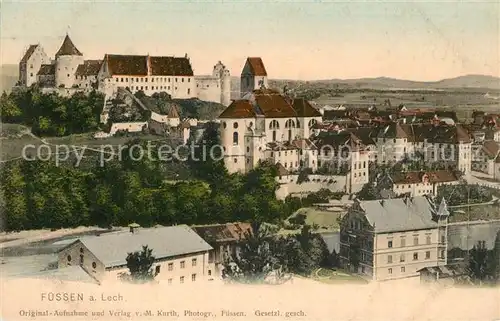 AK / Ansichtskarte Fuessen_Allgaeu Hohes Schloss Fuessen Allgaeu