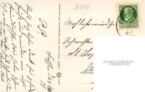 AK / Ansichtskarte Fuessen_Allgaeu Hohes Schloss Fuessen Allgaeu