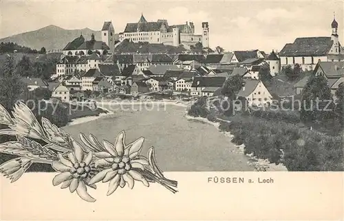 AK / Ansichtskarte Fuessen_Allgaeu Hohes Schloss Fuessen Allgaeu