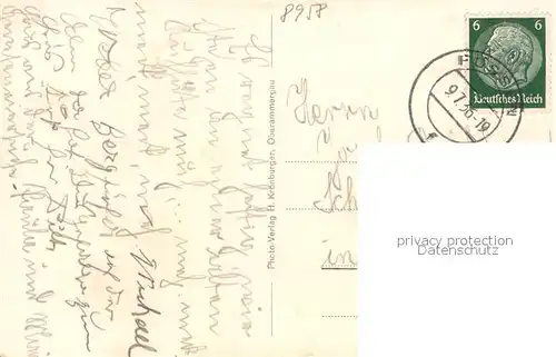 AK / Ansichtskarte Fuessen_Allgaeu mit Saeuling Fuessen Allgaeu