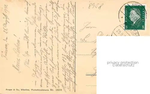 AK / Ansichtskarte Fuessen_Allgaeu Hohes Schloss Fuessen Allgaeu