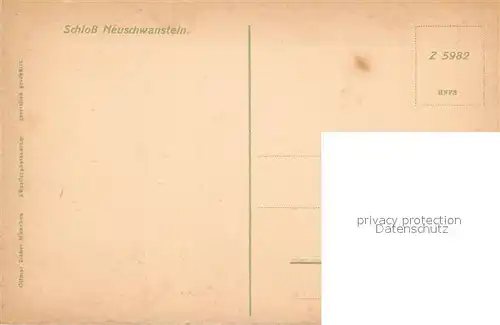 AK / Ansichtskarte Fuessen_Allgaeu Schloss Neuschwanstein Fuessen Allgaeu