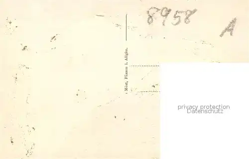 AK / Ansichtskarte Fuessen_Allgaeu mit Schloss und Saeuling Fuessen Allgaeu