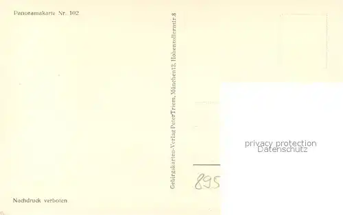 AK / Ansichtskarte Fuessen_Allgaeu Panoramakarte von Ammer bis Lech Fuessen Allgaeu