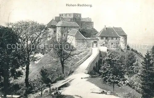 AK / Ansichtskarte Rechberg_Schwaebisch_Gmuend Schloss Hohen Rechberg Rechberg_Schwaebisch_Gmuend