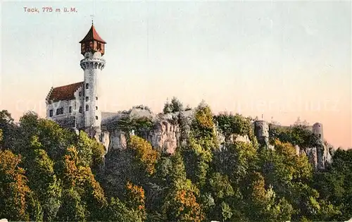 AK / Ansichtskarte Kirchheim_Teck Burgruine Teck Kirchheim Teck