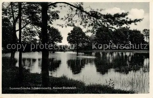 AK / Ansichtskarte Schmannewitz Kleiner Badeteich Schmannewitz