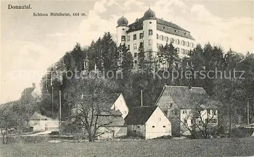 AK / Ansichtskarte Donautal Schloss Muehlheim Donautal