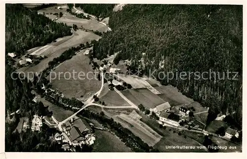 AK / Ansichtskarte Unterkutterau Fliegeraufnahme Unterkutterau