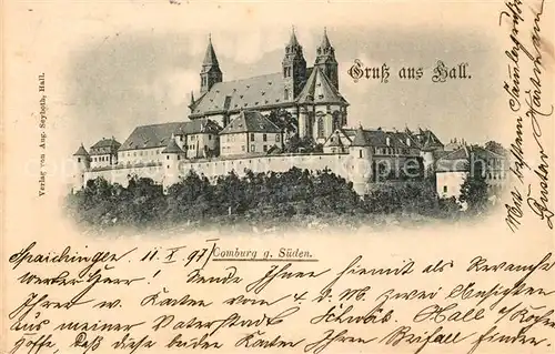 AK / Ansichtskarte Hall_Schwaben Die Comburg Hall Schwaben