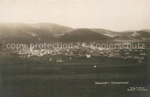 AK / Ansichtskarte Neustadt_Schwarzwald Panorama Neustadt_Schwarzwald