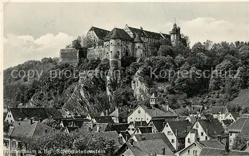 AK / Ansichtskarte Heidenheim_Brenz Schloss Hellenstein Heidenheim Brenz