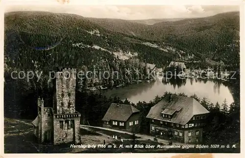 AK / Ansichtskarte Hornisgrinde mit Mummelsee Panorama Hornisgrinde