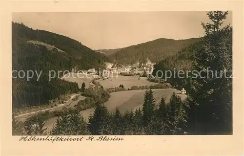 AK / Ansichtskarte St_Blasien Panorama St_Blasien