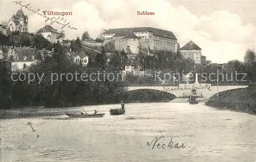 AK / Ansichtskarte Tuebingen Neckarpartie Schloss Tuebingen