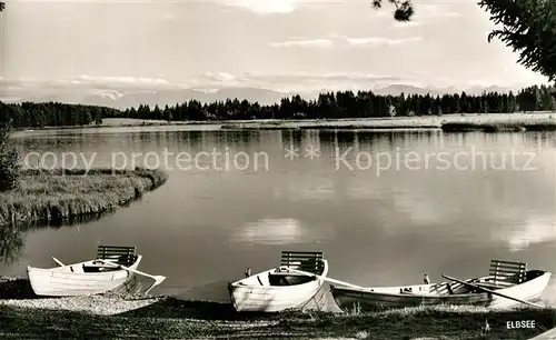 AK / Ansichtskarte Aitrang Partie am Elbsee Aitrang