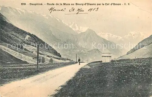 AK / Ansichtskarte Dauphine Route de la Mure au Bourg dOisans par le Col d Ornon Dauphine