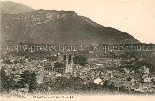 AK / Ansichtskarte Voiron Vue generale Cathedrale Voiron