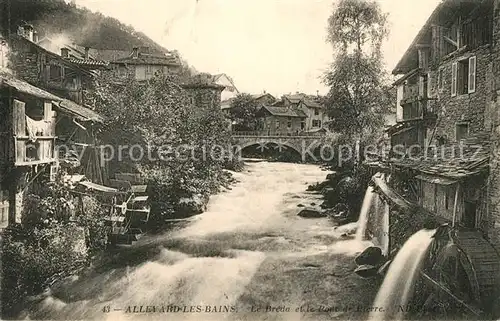 AK / Ansichtskarte Allevard_les_Bains_Isere Le Breda et le Pont de Pierre Allevard_les_Bains_Isere
