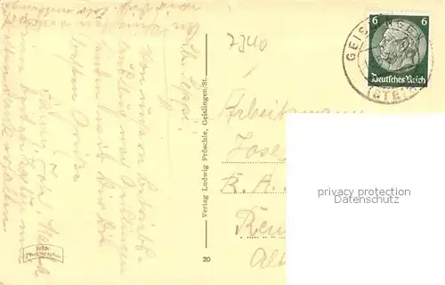 AK / Ansichtskarte Geislingen_Steige Blick zum Helfenstein Geislingen_Steige