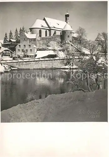 AK / Ansichtskarte Fuessen_Allgaeu Kirche Fuessen Allgaeu