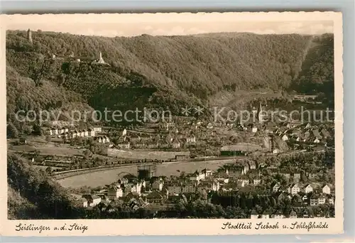 AK / Ansichtskarte Geislingen_Steige OT Seebach mit Schlosshalde Geislingen_Steige