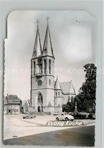 AK / Ansichtskarte Flonheim Evangelische Kirche Flonheim