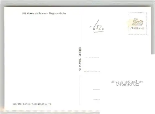 AK / Ansichtskarte Alzey Magnus Kirche Alzey