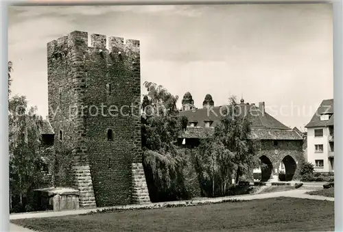 AK / Ansichtskarte Worms_Rhein Stadtmauer Worms Rhein