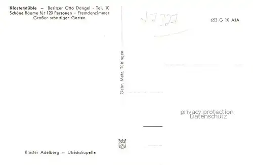 AK / Ansichtskarte Adelberg Kloster Ulrichskapelle Adelberg