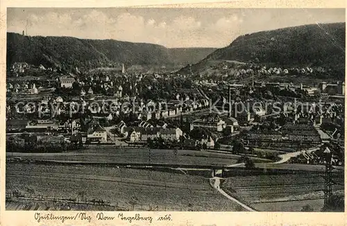 AK / Ansichtskarte Geislingen_Steige Panorama Blick vom Tegelberg aus Fuenftaelerstadt Schwaebische Alb Geislingen_Steige