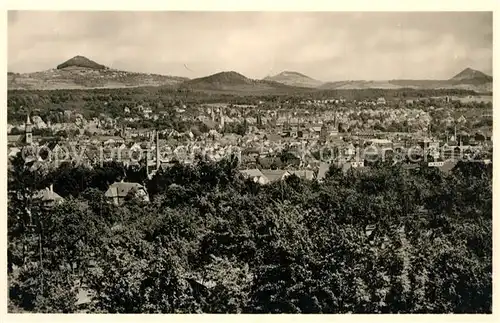 AK / Ansichtskarte Goeppingen Stadtpanorama mit Hohenstaufen und Hohenrechberg und Stuifen Goeppingen