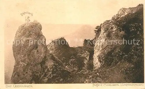 AK / Ansichtskarte Bad_ueberkingen Michelsberg Jungfrauenfelsen Bad_ueberkingen