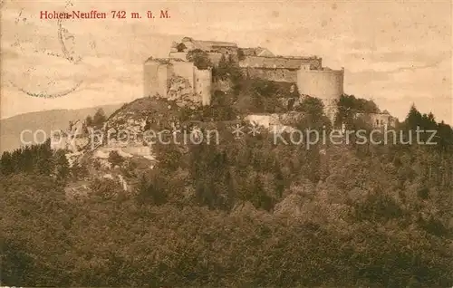 AK / Ansichtskarte Neuffen Burgruine Hohen Neuffen Neuffen