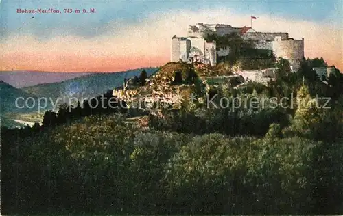 AK / Ansichtskarte Neuffen Burgruine Hohen Neuffen Neuffen