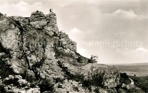 AK / Ansichtskarte Hohenstaufen Spielburg Felsen Hohenstaufen