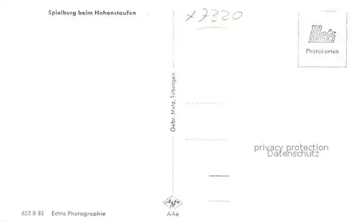 AK / Ansichtskarte Hohenstaufen Spielburg Felsen Hohenstaufen