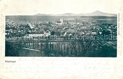 AK / Ansichtskarte Goeppingen Stadtpanorama mit Hohenstaufen Goeppingen