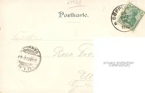 AK / Ansichtskarte Goeppingen Stadtpanorama mit Hohenstaufen Goeppingen