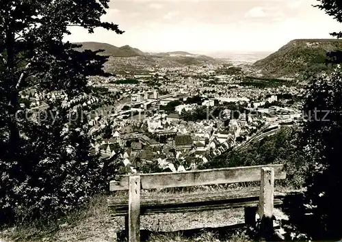 AK / Ansichtskarte Geislingen_Steige Blick ins Tal auf die Stadt Geislingen_Steige